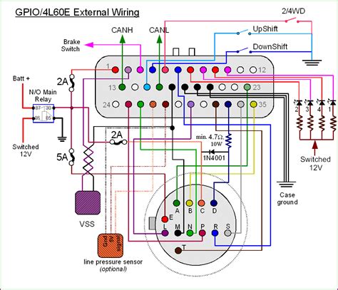 4l60e external wiring harness pin diagram 4 
